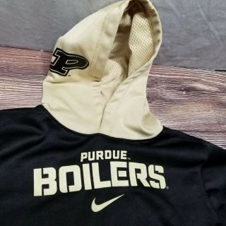 Nike Purdue Boilermakers Youth Boys Size Xl Hooded Sweatshirt Hoodie