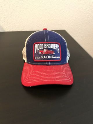 Wood Brothers Racing Ryan Blaney 21 Snapback Hat 2017