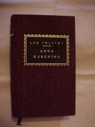 Anna Karenina By Leo Tolstoy Everyman 