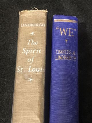 Charles Lindbergh Books We And The Spirit Of St Louis 2