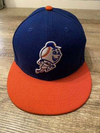 Mlb York Mets Era Fitted Hat 59fifty Mascot Design Mr.  Met