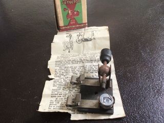 Vintage Philmore Open Type Crystal Detector.  Cat.  No 310 W/box