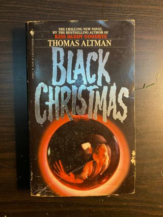 Black Christmas Thomas Altman - Paperbacks From Hell - 1983 1st Bantam Edition