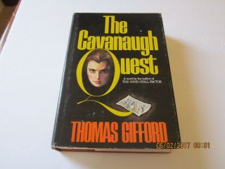 The Cavanaugh Quest By Thomas Gifford 1st/1st 1976 Hc/dj