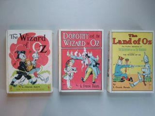 3 Different 1956 The Wizard Of Oz Books,  Bonus 1956 Poster Great Shape Nr