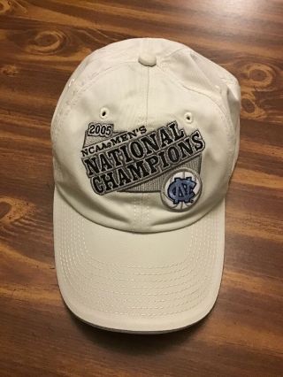 2005 Ncaa Men’s National Champions Official Locker Room Hat North Carolina Heels