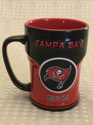 Tampa Bay Buccaneers Coffee Cup Mug 12 Oz Red Black