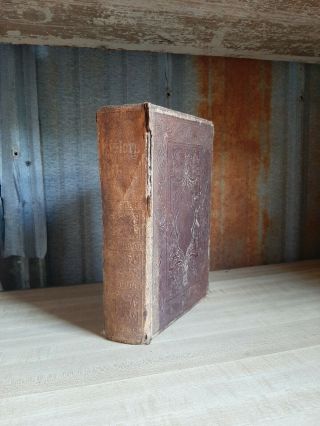 1868 An Illustrated History Of The Holy Bible,  Leather,  By John Kitto