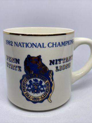 1982 Penn State University Football National Championship Coffee Mug Ncaa