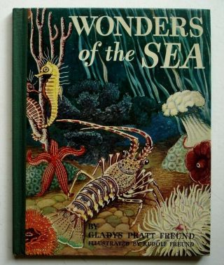 Wonders Of The Sea,  1941 Hc,  Glady Pratt & Rudolf Freund