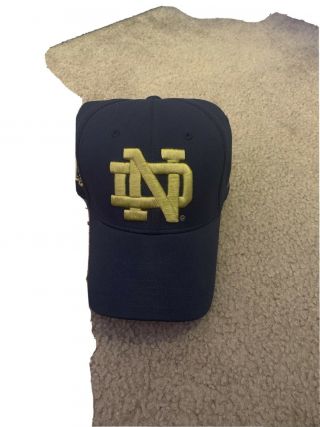 Mens Under Armour Notre Dame Fitted Hat M/l Shamrock Series 2014