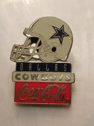 Dallas Cowboys Coca - Cola Helmet Lapel Pin Nfl Coke Coca Cola C37534