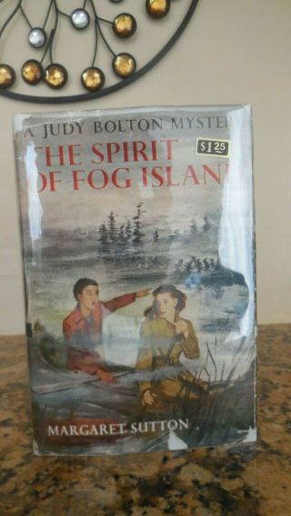 Judy Bolton The Spirit Of Fog Island By Margaret Sutton,  Hc/dj,  1951