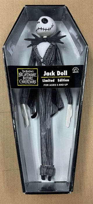 Vintage Nightmare Before Christmas Jack Doll In The Box By Applause