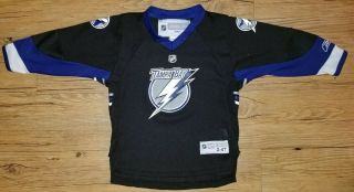 Tampa Bay Lightning Reebok/ccm Premier Nhl Hockey Jersey Kids 2 - 4t