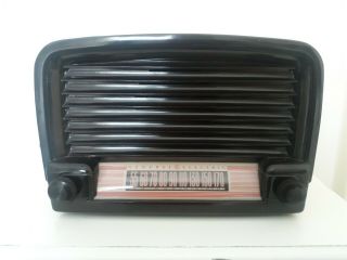 Vintage 1948 General Electric Ge Model 102 Tube Radio Brown Plastic