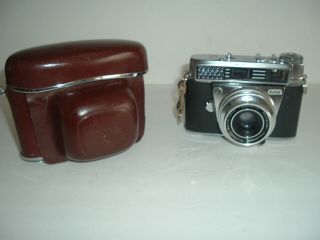 Kodak Retina Automatic Iii Vintage 35mm Film Camera & Case Germany F2.  8/45mm Len