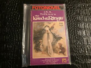 1979 The Lord Of The Rings Fotonovel Movie Adaption Paperback Book -