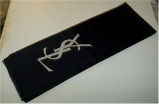 Vintage Yves Saint Laurent (YSL) Large Silk Scarf oversize 70”x35” 3