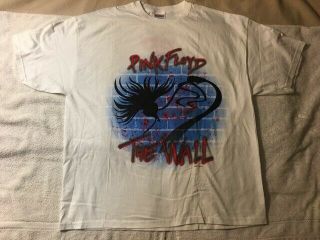 Vintage Pink Floyd The Wall T Shirt Sz Xl Rare Winterland