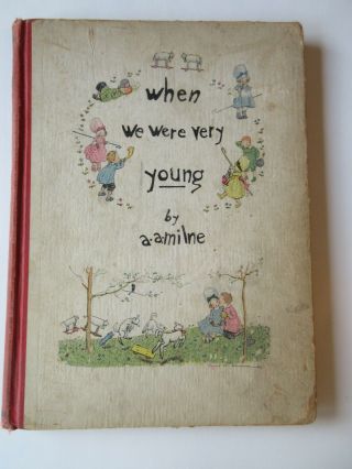 When We Were Very Young By A.  A.  Milne Special Holiday Edition 1925 3rd Print