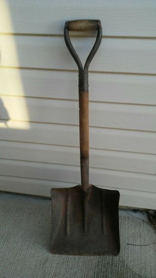 Antique Vintage Wood Handle Wde Shovel/scoop Farm Tool Primitive Decor 13 1/2 " W