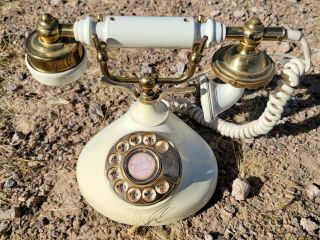 Vintage Antique Retro Rotary Dial Telephone - French Style