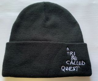 A Tribe Called Quest Logo Black Ski Hat Beanie Nos We Got It From Here Rare Vtg