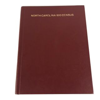 North Carolina 1810 Census Index By Jackson,  Ronald Vern Aisi Hardcover