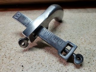 Vintage Antique C.  S.  Osborne Co.  Leather Slitting Cutting Gage Tool