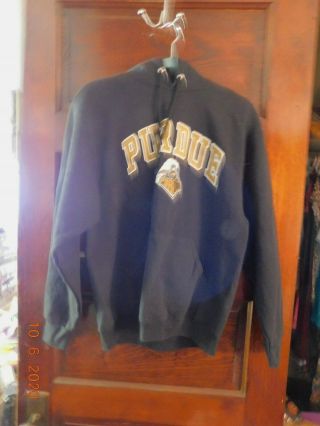Jerzees Purdue Hooded Sweatshirt - - - - - Size M