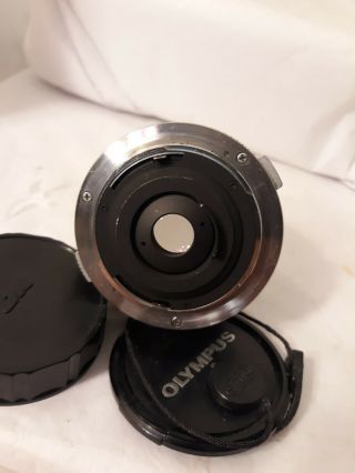 Vtg Olympus Tiffen 49mm Sky OM - SYSTEM G.  ZUIKO AUTO - W 28mm 1:3.  5 Lens 3