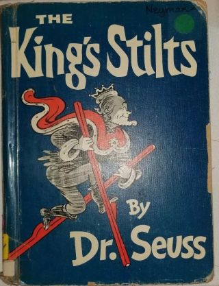 The King’s Stilts By Dr.  Seuss Hardback Without Dust Jacket Ca.  1966
