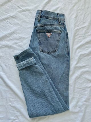 Vintage Guess Mom Jeans Size 26 Style 1050 Sh High Rise