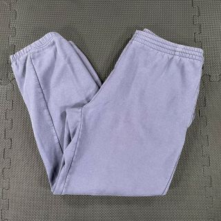Vintage 90s Eddie Bauer Jogger Sweatpants Men’s Medium Purple Pockets Sun Faded