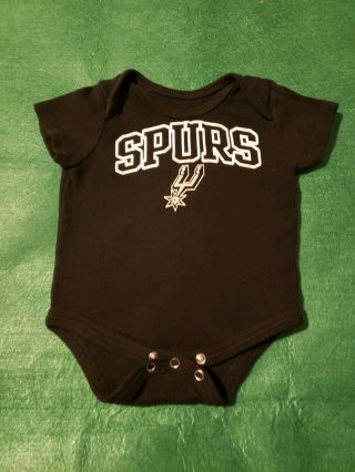 San Antonio Spurs Nba Infant Baby Romper 0 - 3 Months