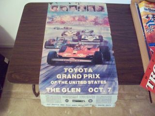1979 Toyota F1 Grand Prix Of The United States At The Glen 34 " X 20 " Poster