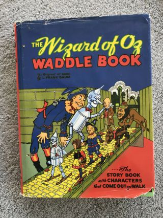 Oz - The Wizard Of Oz Waddle Book By L.  Frank Baum,  Applewood,  1993,  Dj