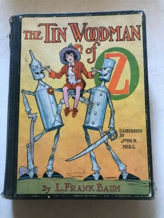 The Tin Woodman Of Oz,  1st Edition,  Fair Quality,  1918,  L Frank Baum