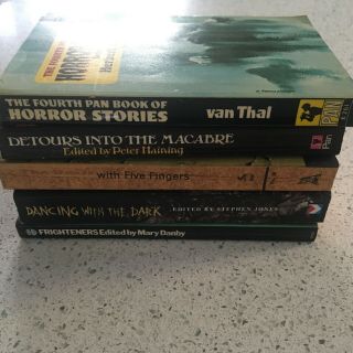 Bundle 4th pan book of Horror,  W.  f.  Harvey,  Frighteners,  Dancing with the Dark etc 3