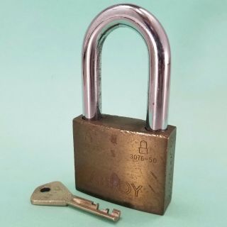 Vintage Abloy Padlock 3075/3076 Profile Core Locksport Locksmith High Security