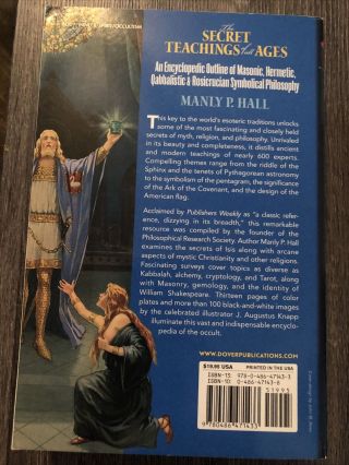 Paperback: the secret teachings of all ages By: manly p hall 3