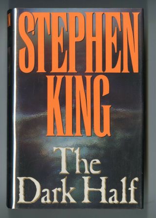The Dark Half First Edition Fn,  Stephen King Viking Press $21.  95 Cover 1989