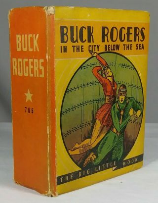 1934 Buck Rogers In The City Below The Sea Big Little Book Golden Age Old