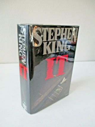 Stephen King– It –true First Edition / First Printing Hc & Dj W/brodart Cover