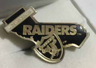 Vintage Nfl Football Los Angeles Raiders (los Vegas Raiders) Tac Lapel Pin