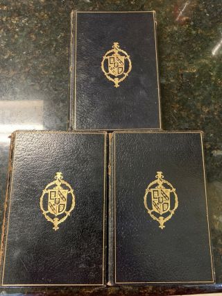 The Of Sir Walter Scott Century Library 3 Books,  1905thomas Nelson Vtg