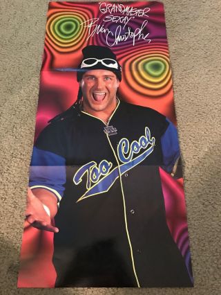 Wwf Too Cool 2 - Sided Poster Scotty 2 Hotty Brian Christopher Too Sexy 2 Wwe