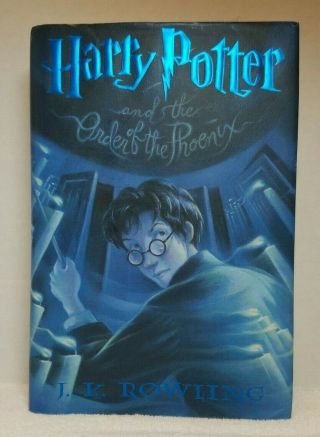 Harry Potter And The Order Of The Phoenix Hardcover Book First American Edition