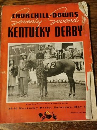 1946 Churchill Downs Kentucky Derby Program